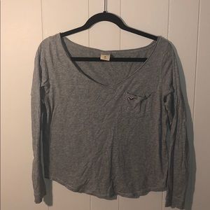 Hollister V-neck long sleeve